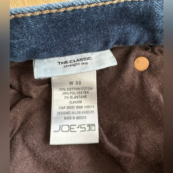Joe’s Jeans - The Classic in size 33w - Picture 4 of 4